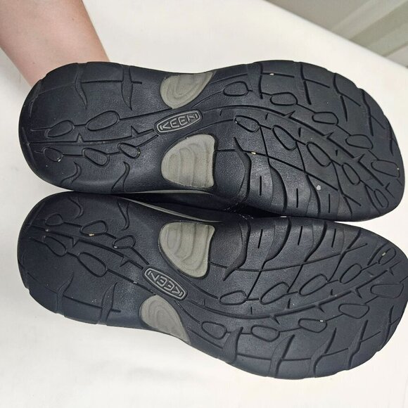 Keen Women's Black Leather Lace-Up Walking Shoes Size‎ 7.5 - Picture 6 of 9